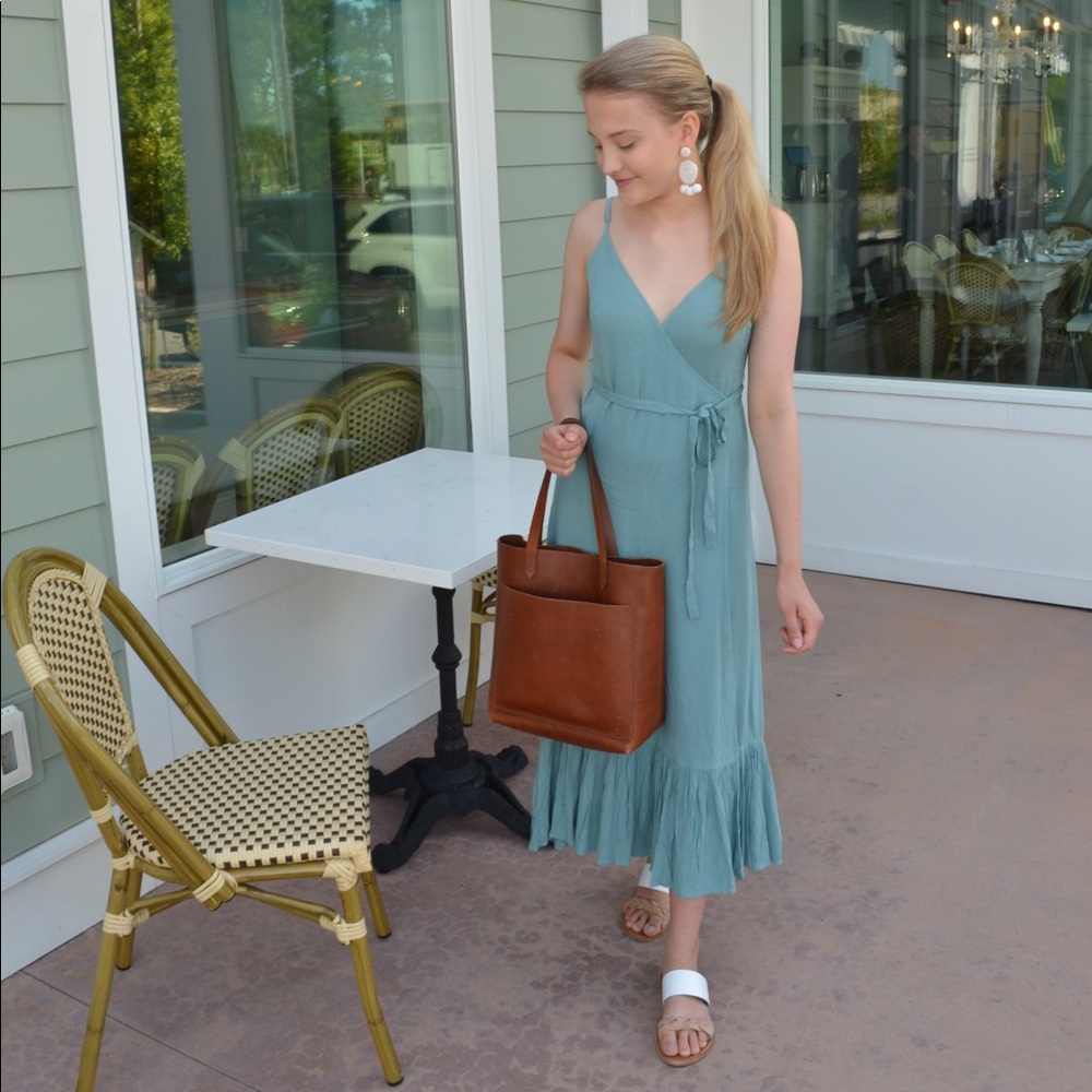 Billabong Hold Me Tight Wrap Midi Dress